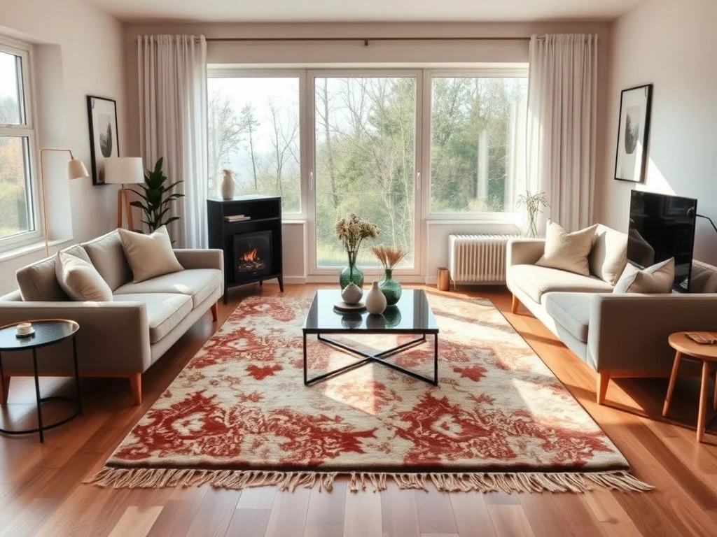 Ako vybrať dokonalý koberec do obývačky: praktický sprievodca pre váš dom