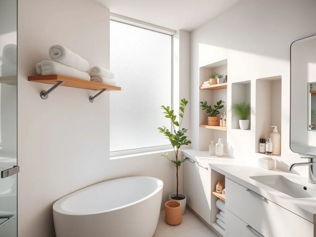 Kúpeľňová revolúcia: geniálne úložné riešenia, ktoré zmenia váš priestor